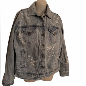Pistola Zodiac Denim Jacket Med Wash, Button Closure, Pockets. Women’s medium